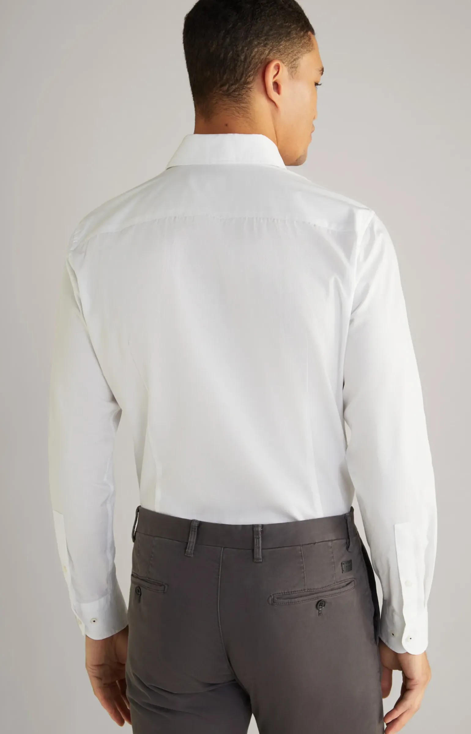 Hemd Mika in Weiß strukturiert