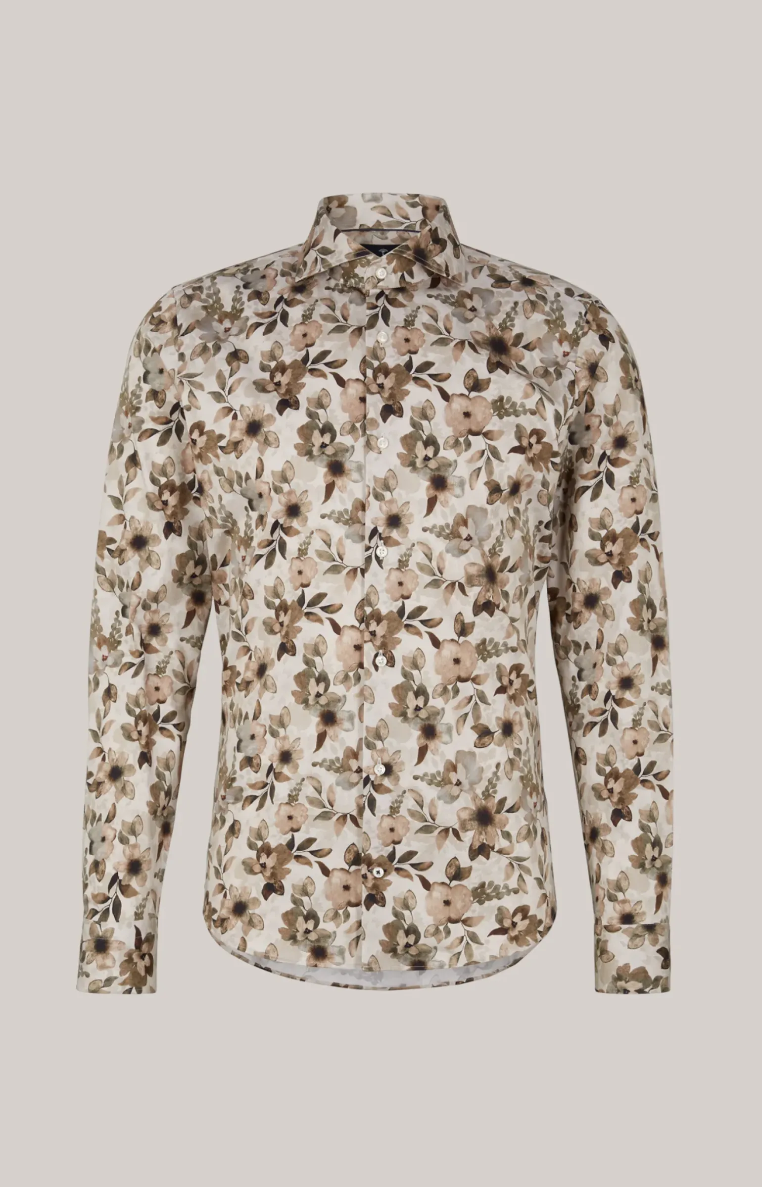 Hemd Pai in Beige/Braun