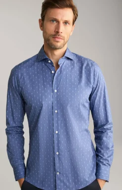 Hemd Pai in Blau gemustert