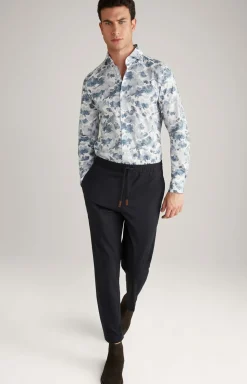 Hemd Pai in Blau gemustert