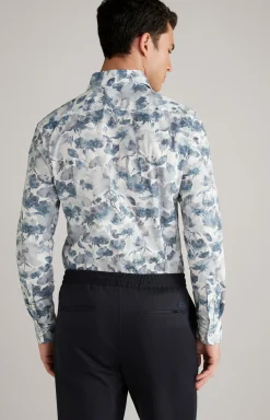 Hemd Pai in Blau gemustert