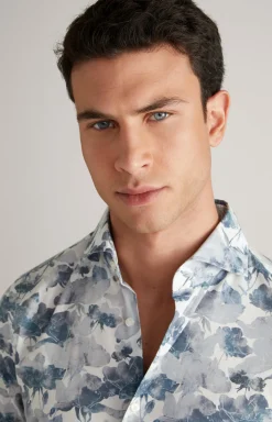 Hemd Pai in Blau gemustert