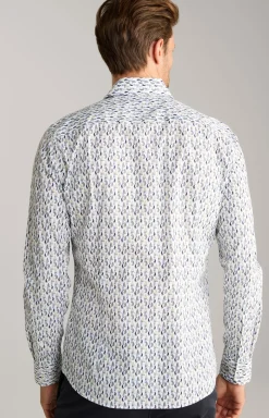 Hemd Pai in Blau/Gelb gemustert