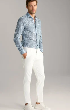 Hemd Pai in Grau/Blau gemustert