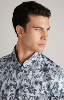 Hemd Pai in Grau/Offwhite