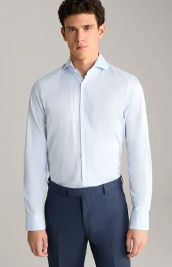 Hemd Pai in Hellblau gemustert