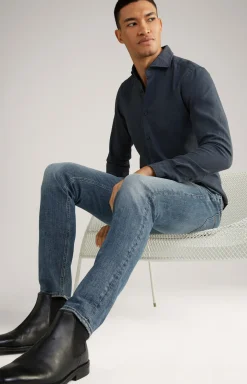 Hemd Pai in medium Dunkelblau meliert