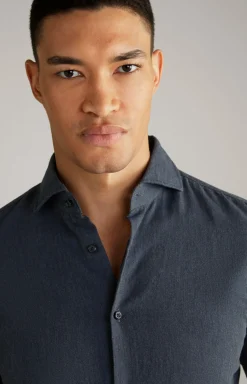 Hemd Pai in medium Dunkelblau meliert