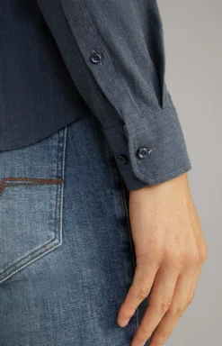 Hemd Pai in medium Dunkelblau meliert