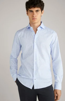 Hemd Pai in Pastellblau gemustert