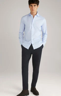 Hemd Pai in Pastellblau gemustert