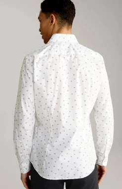 Hemd Pai in Weiß/Blau gemustert