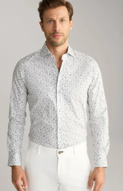 Hemd Pai in Weiß/Grün gemustert