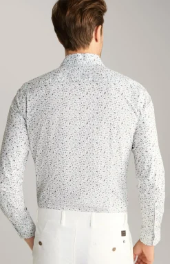 Hemd Pai in Weiß/Grün gemustert