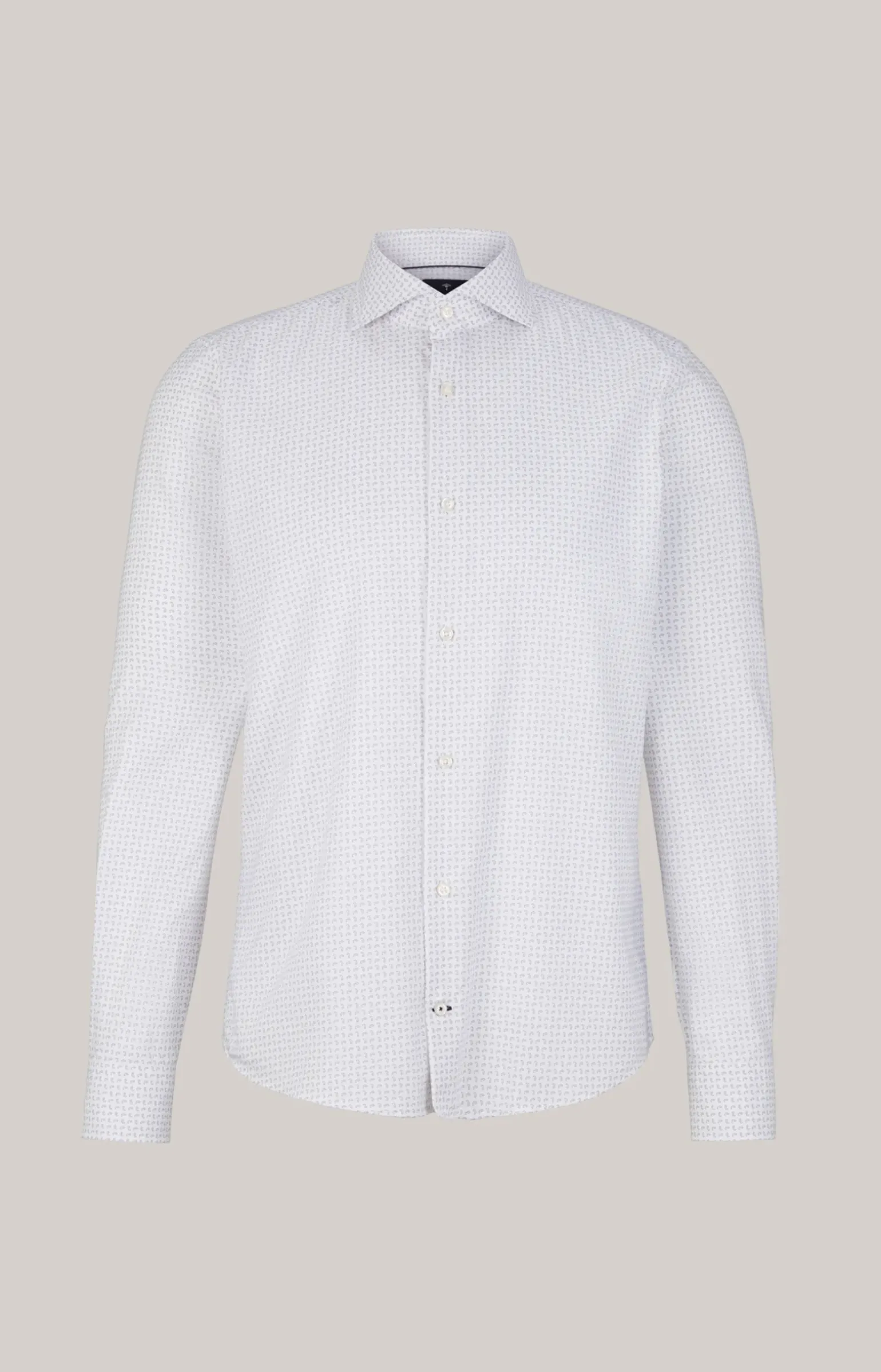 Hemd Pai in Weiß/Hellblau gemustert