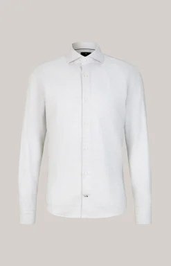 Hemd Pai in Weiß/Silber gemustert