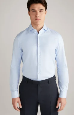 Hemd Panko in Hellblau gemustert