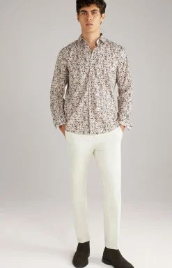 Hemd Pit in Beige/Braun