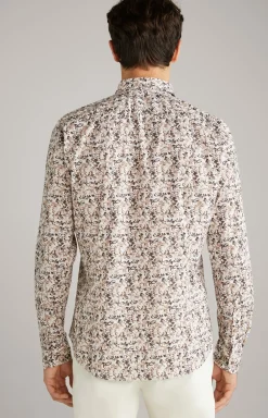 Hemd Pit in Beige/Braun