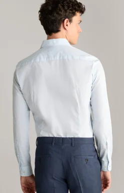 Hemd Pit in Hellblau gemustert