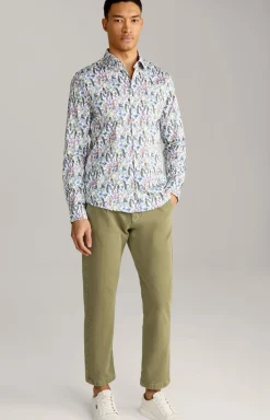 Hemd Pitty in Weiß gemustert