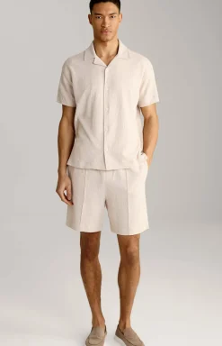 Hemd Tate in Beige strukturiert