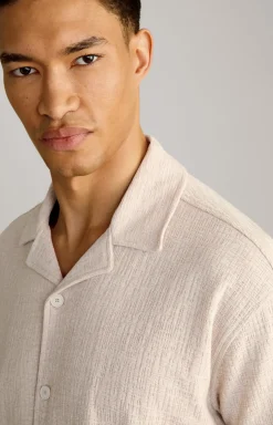 Hemd Tate in Beige strukturiert