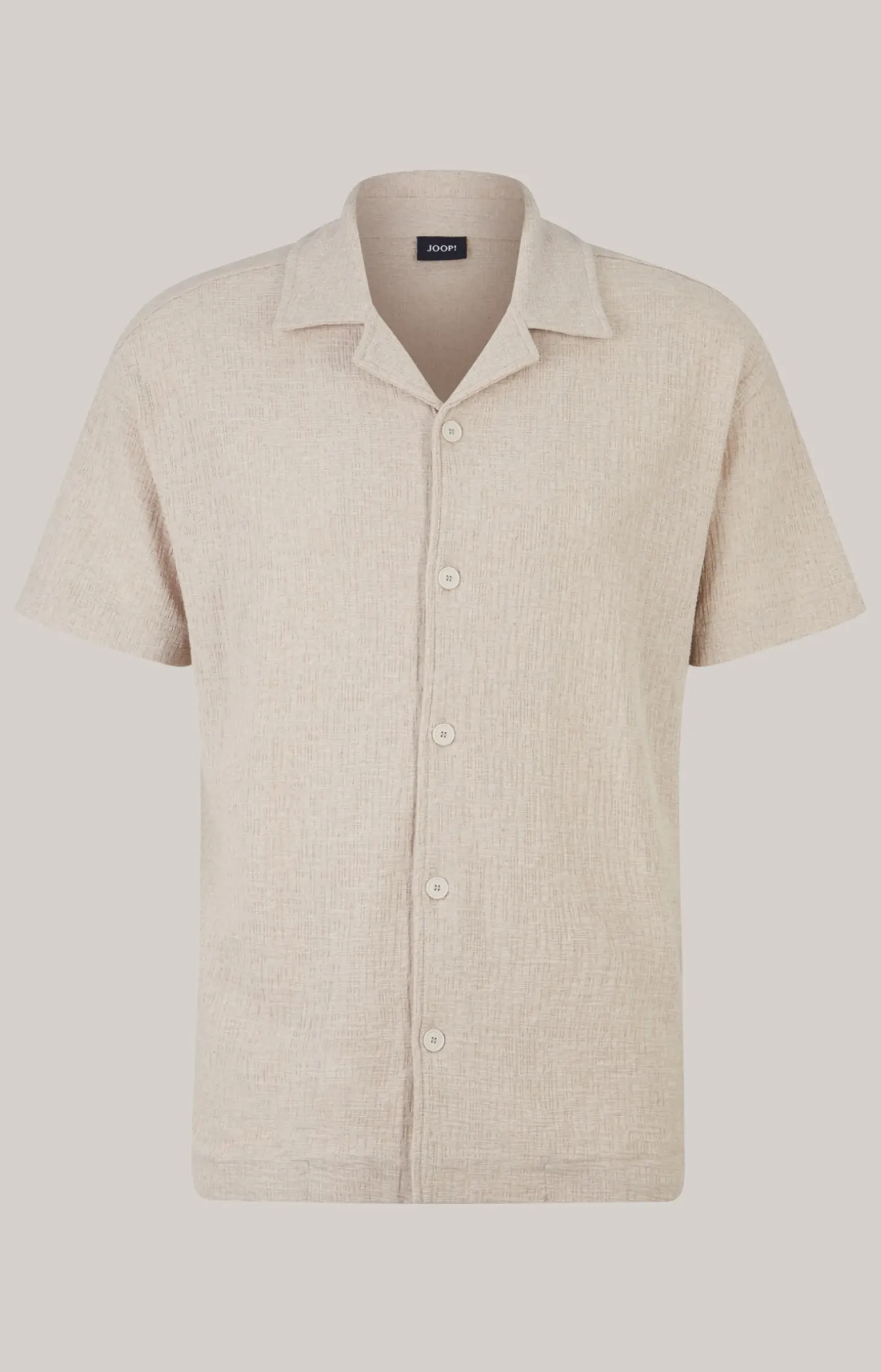 Hemd Tate in Beige strukturiert