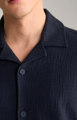 Hemd Tate in Dunkelblau strukturiert