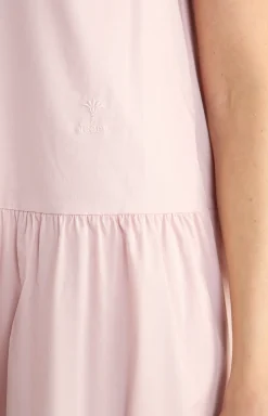 Hemdblusenkleid in Altrosa