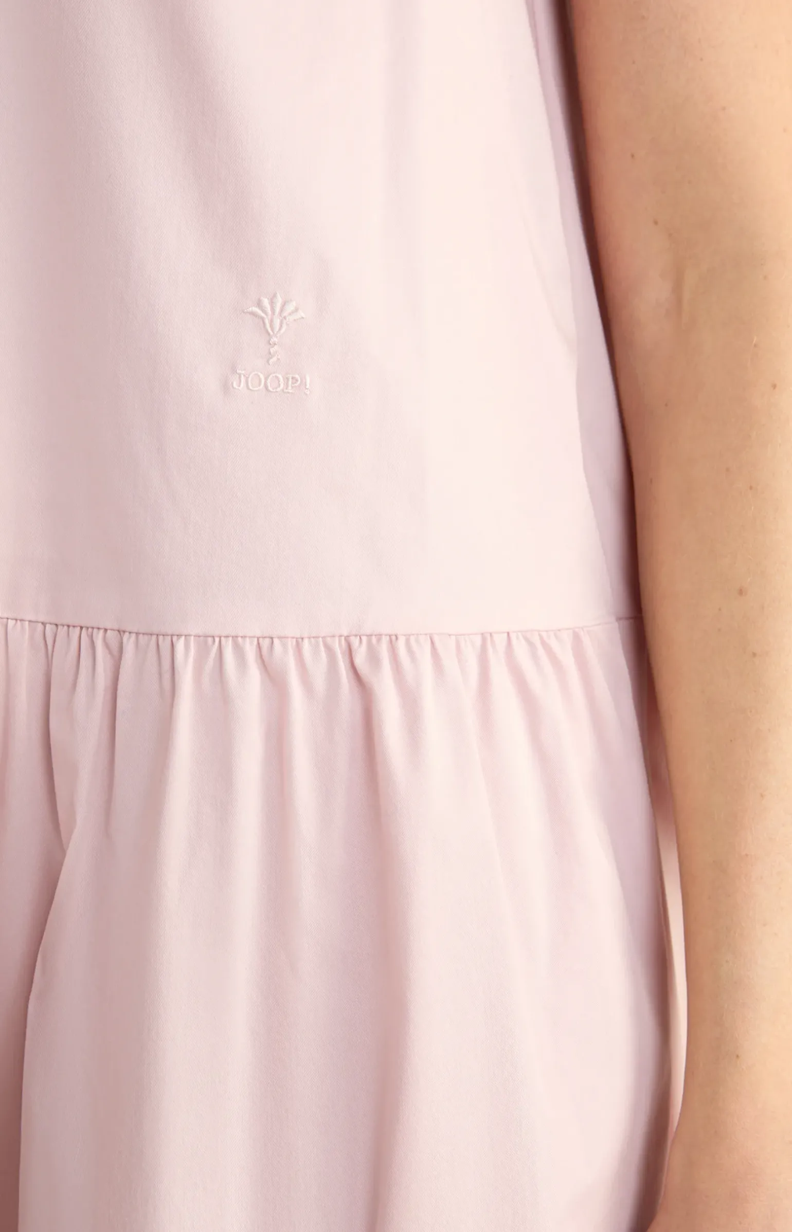 Hemdblusenkleid in Altrosa