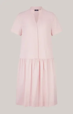 Hemdblusenkleid in Altrosa