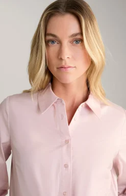 Hemdblusenkleid in Altrosa