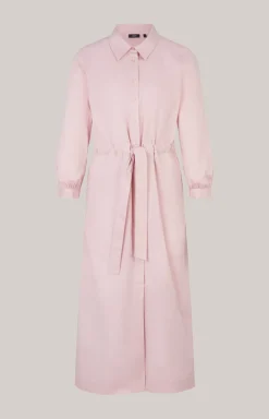 Hemdblusenkleid in Altrosa