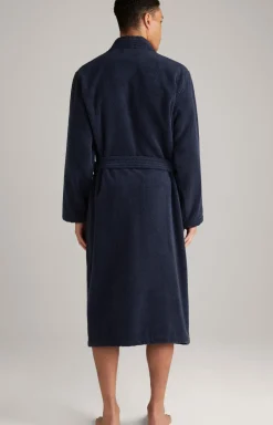 Herren Bademantel in Dunkelblau