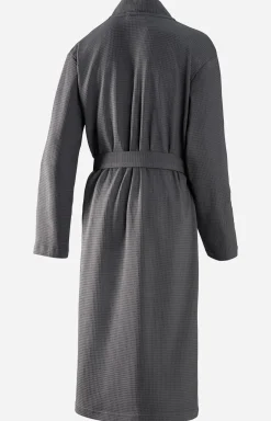 Herren Bademantel JOOP! UNI-PIQUÉ in Anthrazit