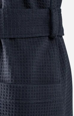 Herren Bademantel JOOP! UNI-PIQUÉ in Navy