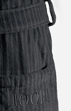 Herren Kimono-Bademantel in Anthrazit