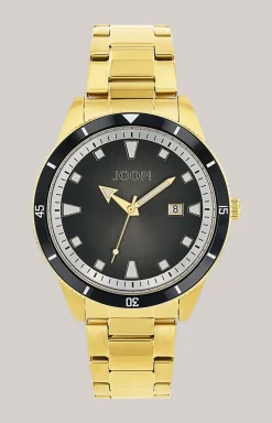 Herren-Armbanduhr in Gold/Anthrazit