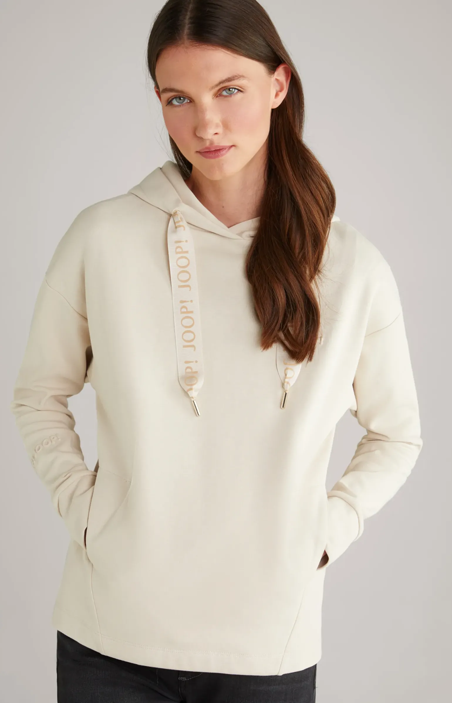 Hoodie Tasta in Hellbeige