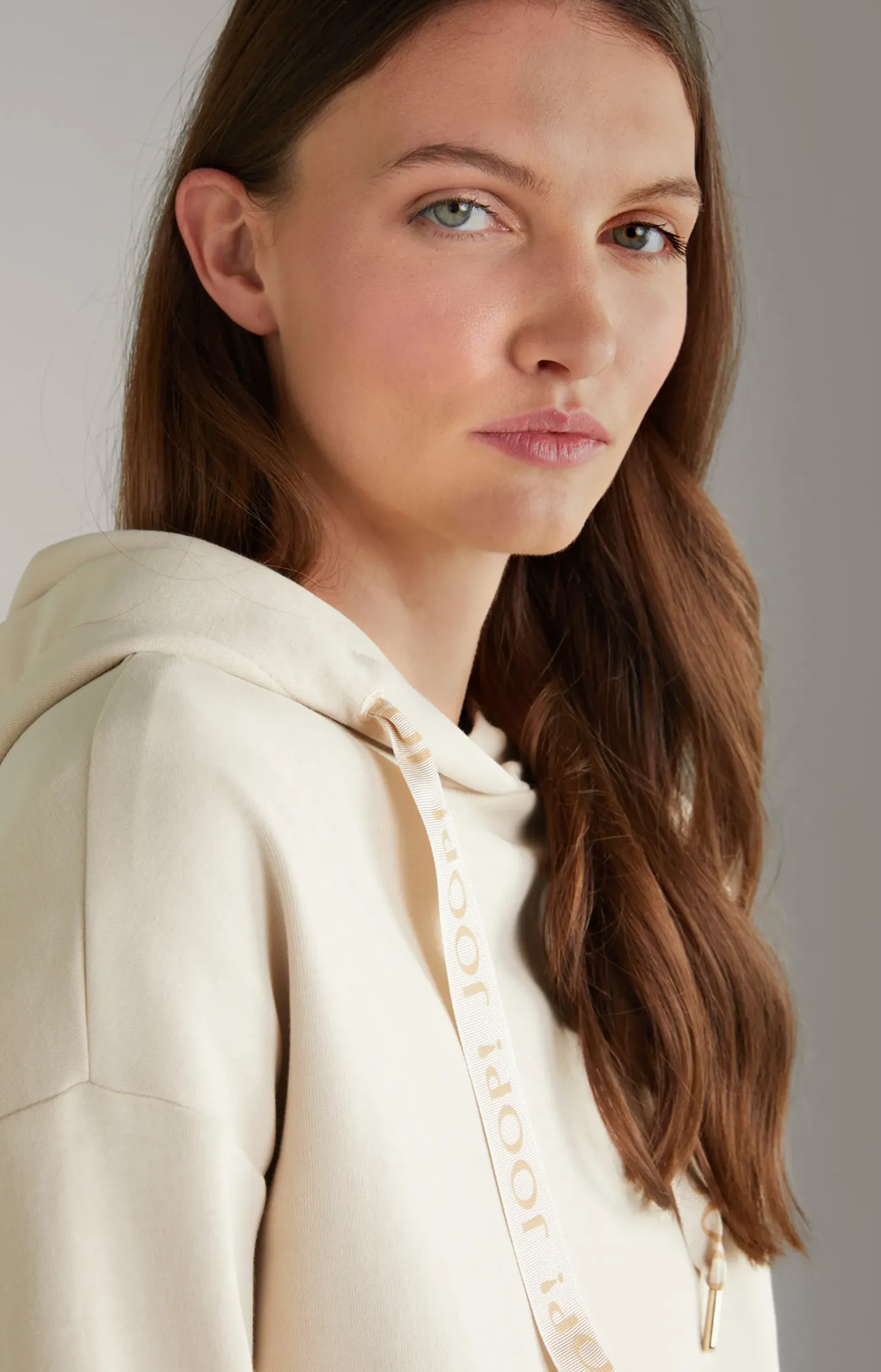 Hoodie Tasta in Hellbeige