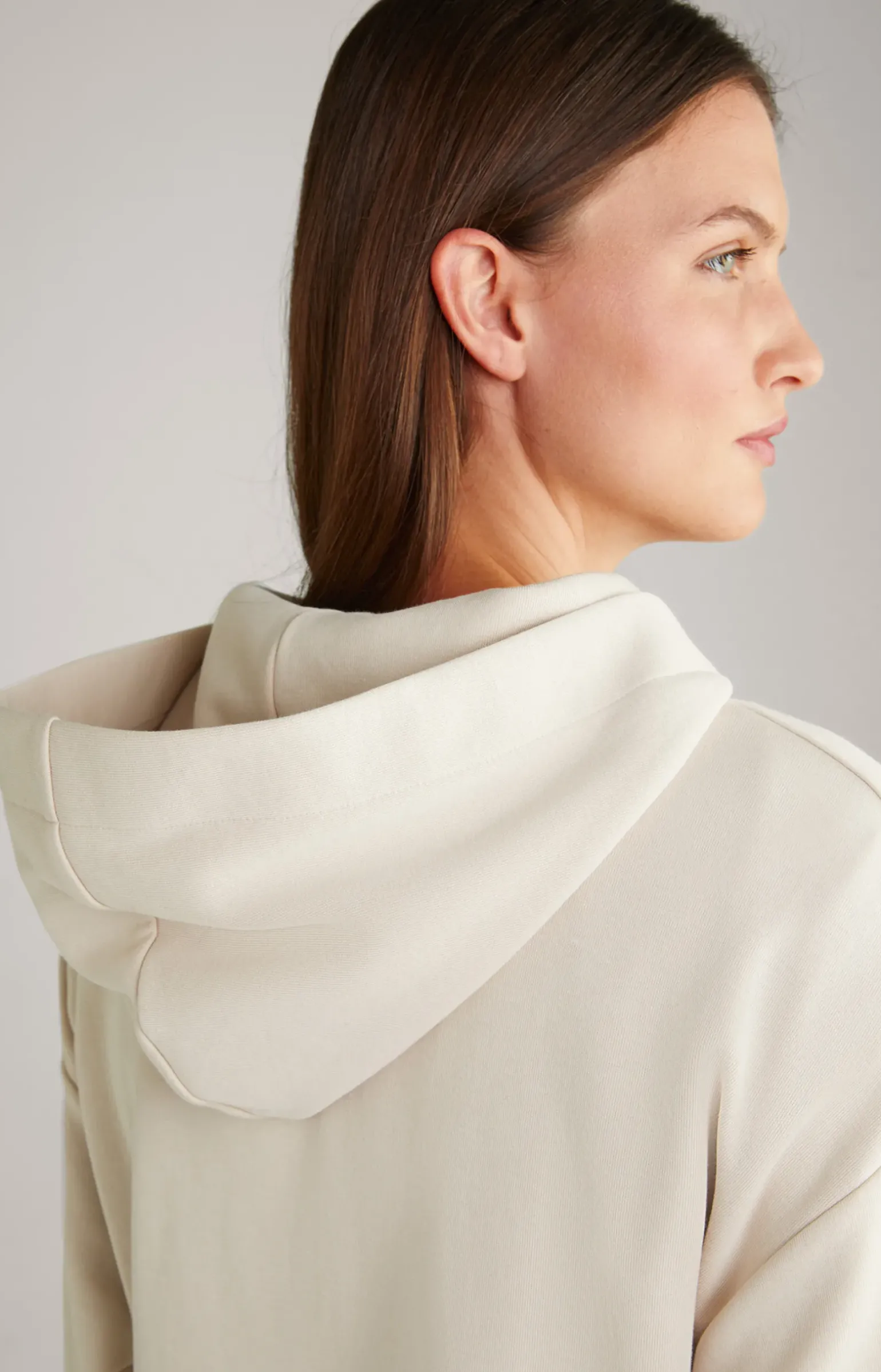 Hoodie Tasta in Hellbeige