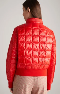 2in1-Steppjacke in Rot