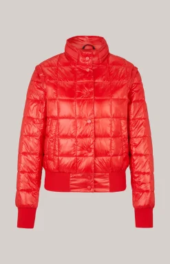 2in1-Steppjacke in Rot