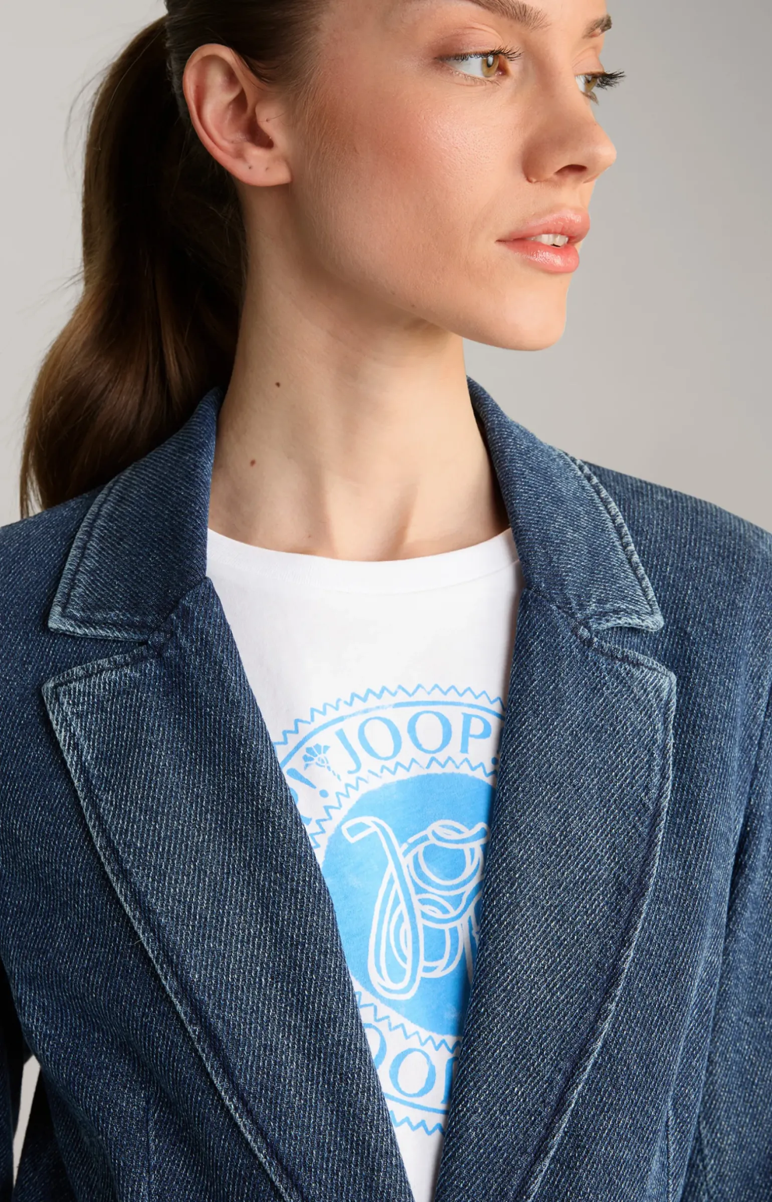 Jeans-Blazer in Denim Blue