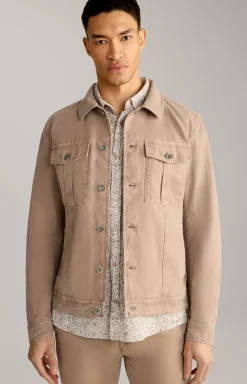 Jeansjacke Denio in Hellbraun