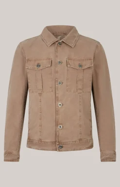 Jeansjacke Denio in Hellbraun