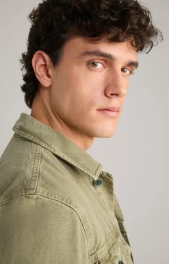 Jeansjacke Just in Oliv