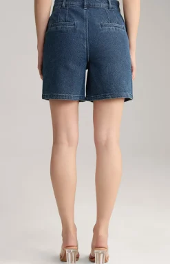 Jeans-Shorts in Denim Blue