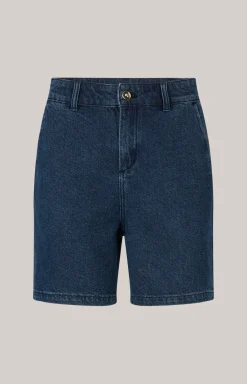 Jeans-Shorts in Denim Blue